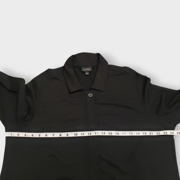 J. Jill Wearever Collection Black Full Zip Jacket Stretch Lightweight XL Casual - Picture 11 of 15